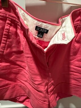 J. Crew High-Waist Women's Shorts in Hot Pink